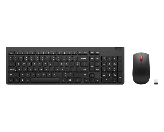 Lenovo 4X31N50745 clavier Souris incluse maison/bureau RF sans fil QWERTY Anglais britannique Noir
