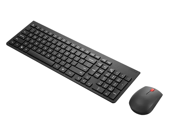 Lenovo 4X31N50745 clavier Souris incluse maison/bureau RF sans fil QWERTY Anglais britannique Noir