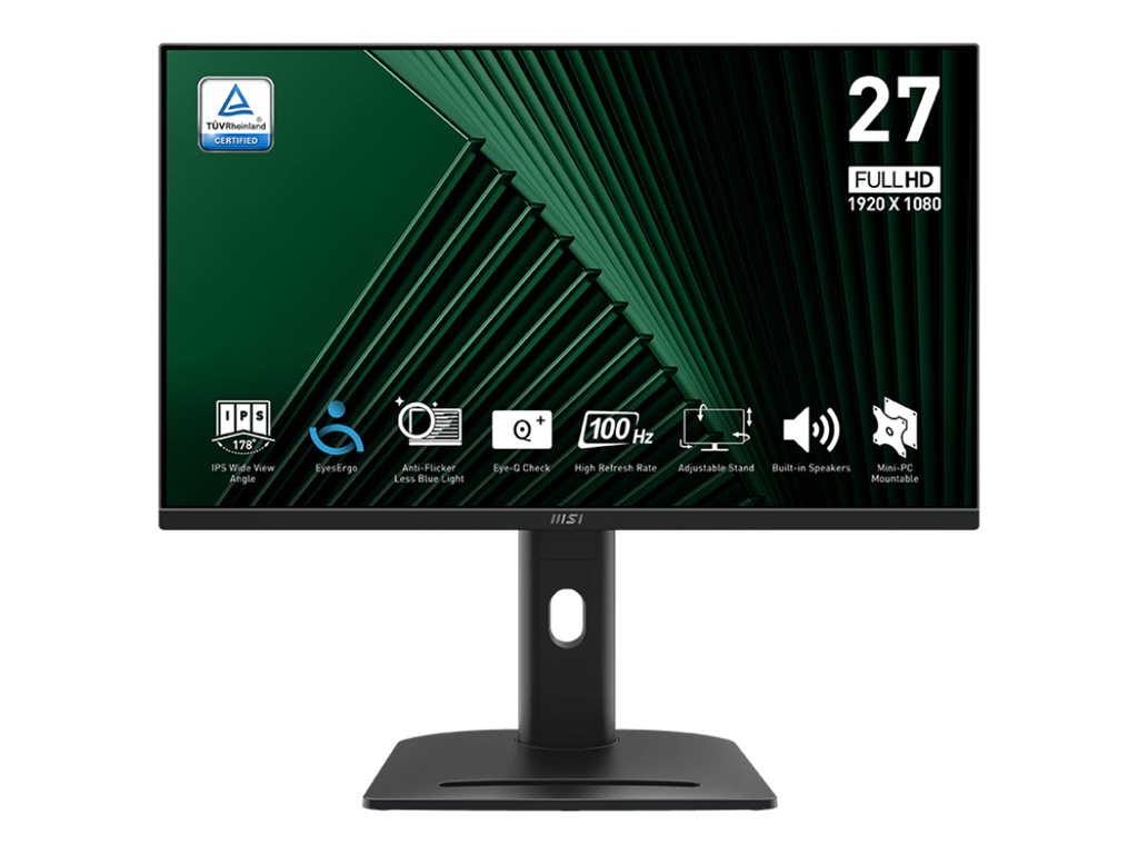 MSI Pro MP275PGDE E14 Monitor PC 68,6 cm (27) 1920 x 1080 Pixel Full HD LCD Nero