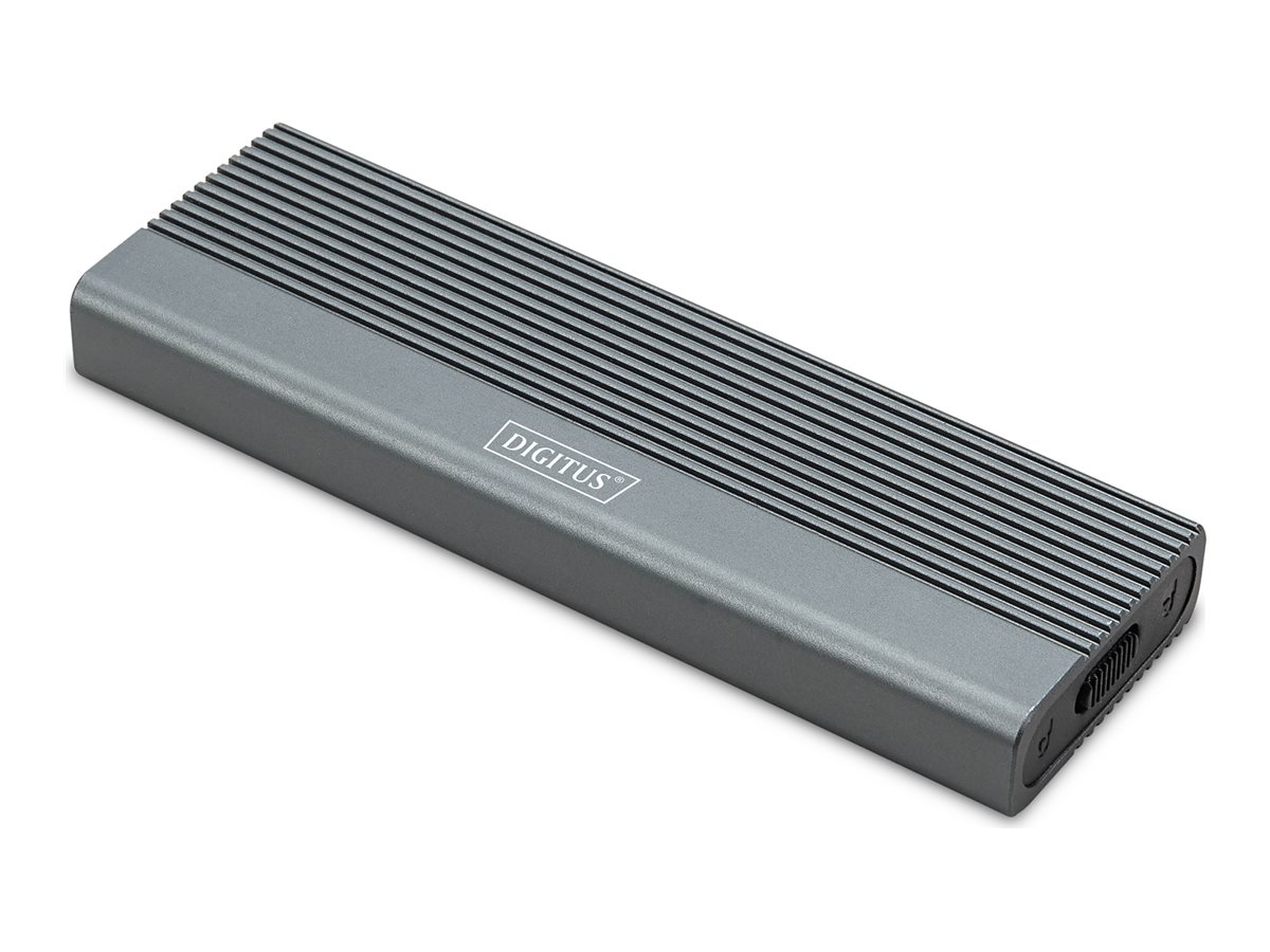 DIGITUS USB M.2 Festplattengehuse, SSD, extern, NVMe, 10Gbps, USB 3.1 Gen2, Aluminium, werkzeugfrei