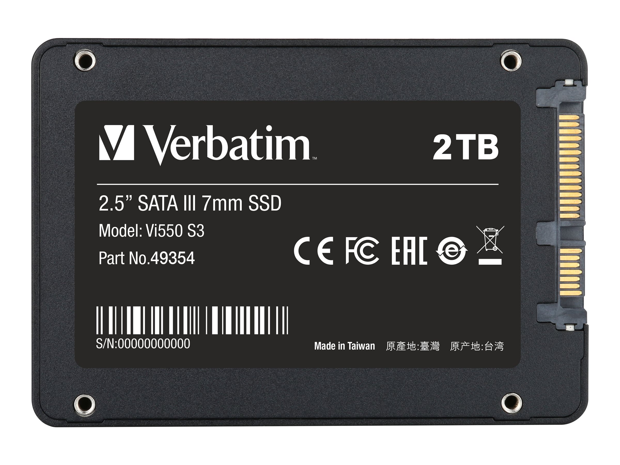 Verbatim Vi550 S3 2 TB 2.5 Serial ATA III
