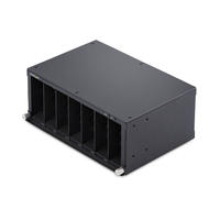 StarTech.com Caja de 7 Ranuras para Conversores de Medios Serie MCM para Rack de 10 - Chasis para Conversores de Medios - sin Gestionar - Aislamiento de Corriente - Ventilaci�n Activa - TAA