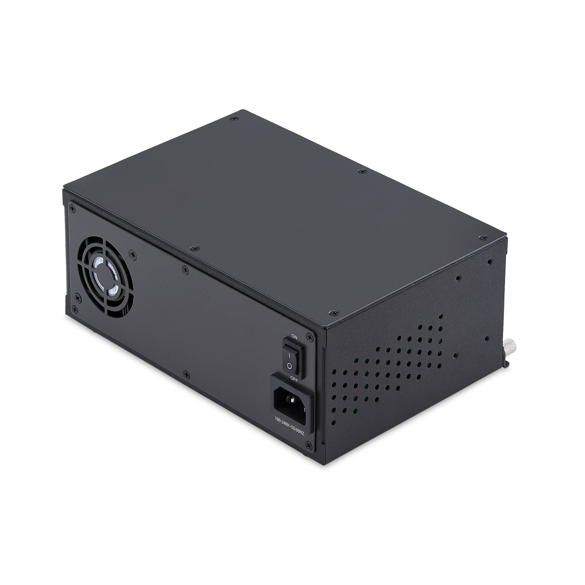 StarTech.com Caja de 7 Ranuras para Conversores de Medios Serie MCM para Rack de 10 - Chasis para Conversores de Medios - sin Gestionar - Aislamiento de Corriente - Ventilaci�n Activa - TAA