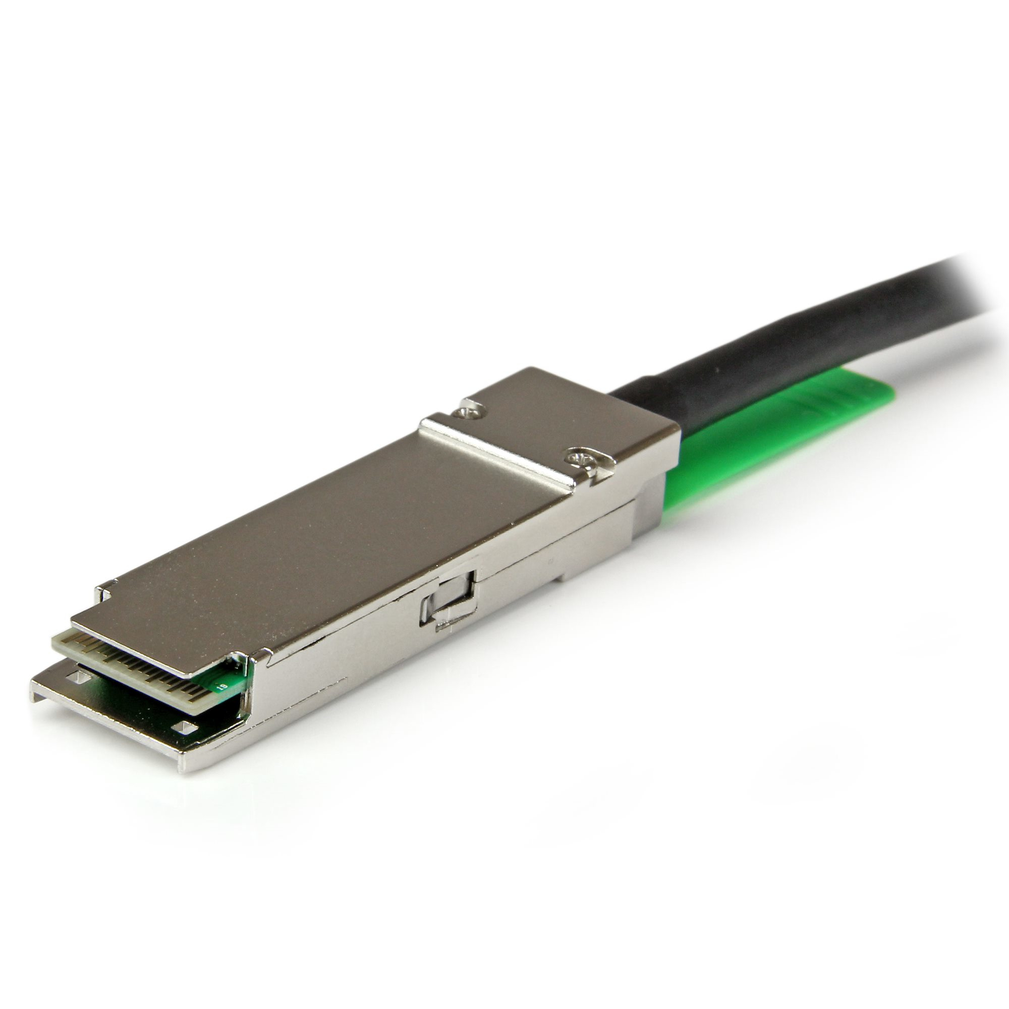 StarTech.com Cable de 2m Twinax Direct Attach QSFP+ a QSFP+ - 40G Compatible con MSA sin Codificar - DAC Cobre 40 GbE - M�dulo Pasivo de Bajo Poder 40 Gbps