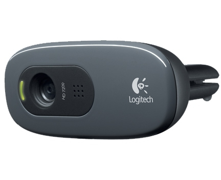 Logitech HD C270 webcam 3 MP 1280 x 720 Pixel USB 2.0 Nero, Grigio