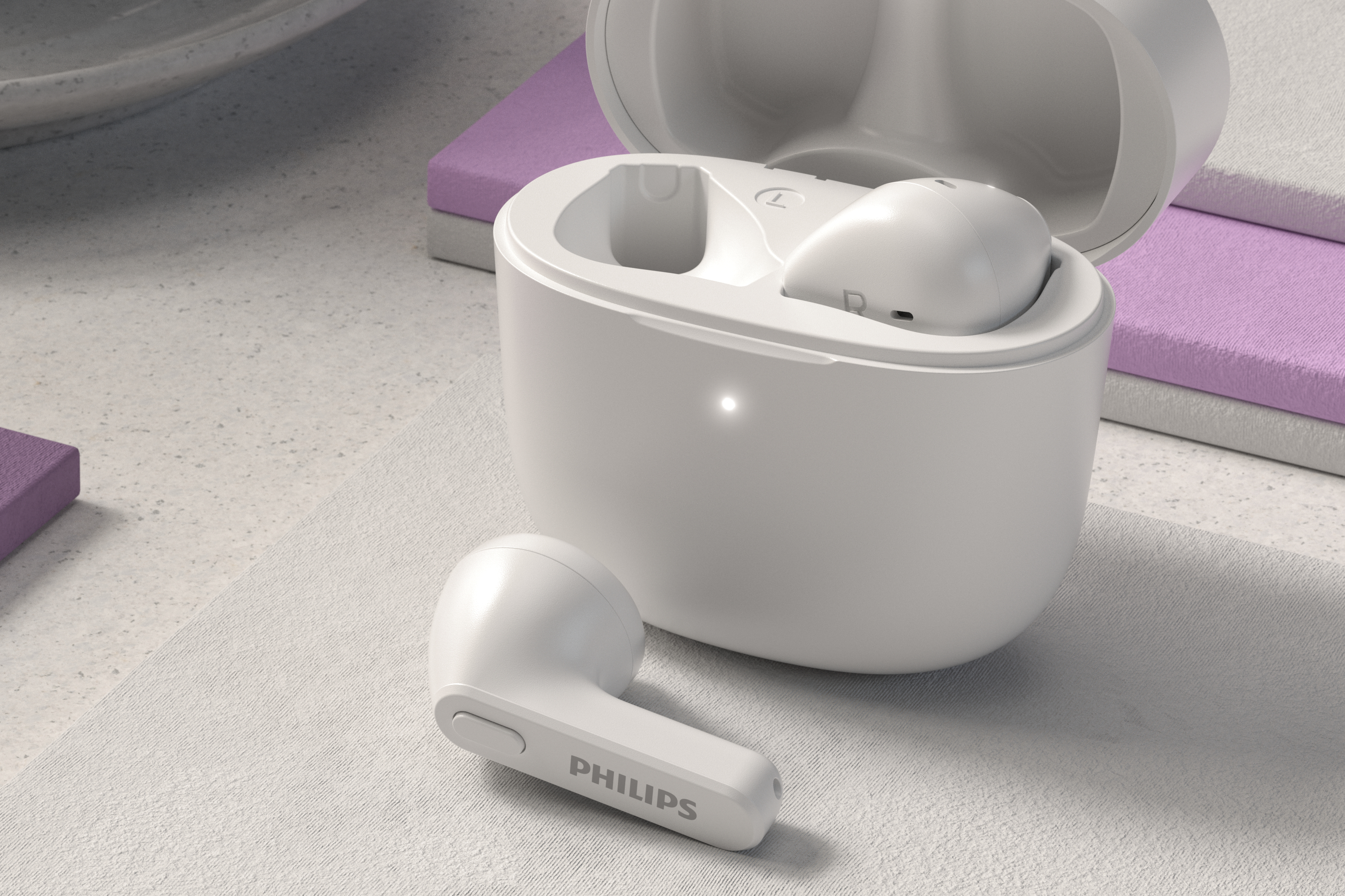 Philips 2000 series TAT2236WT - Kabellos - Anrufe/Musik - 20 - 20000 Hz - 36 g - Kopfhrer - Wei