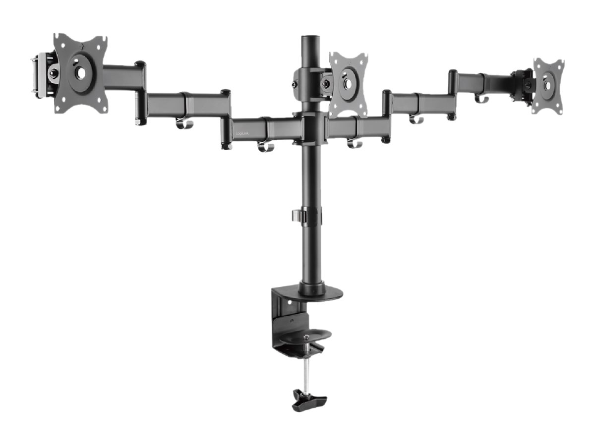 LogiLink Befestigungskit - fr 3 LCD-Anzeigen (einstellbarer Arm)