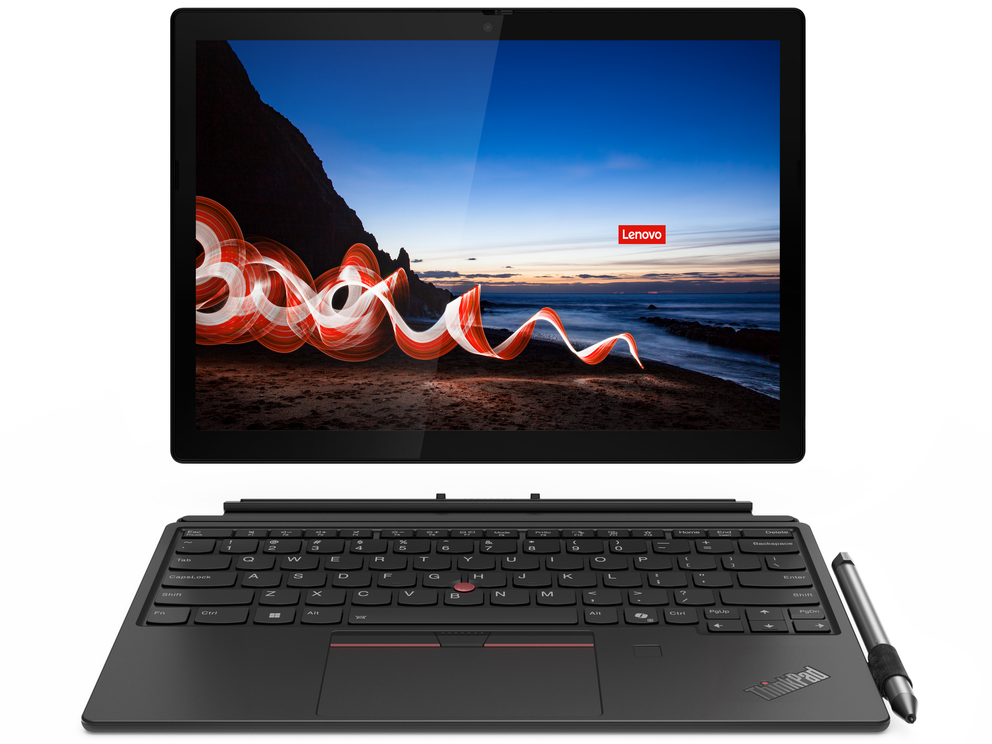 Lenovo ThinkPad X12 Detachable Gen 2 21LK - Tablet - mit abnehmbarer Tastatur - Intel Core Ultra 7 164U / 1.1 GHz - vPro Enterprise - Win 11 Pro - Intel Graphics - 32 GB RAM - 1 TB SSD TCG Opal Encryption 2, NVMe - 31.2 cm (12.3)