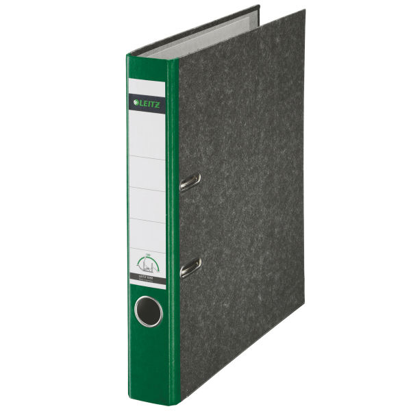 Leitz Cardboard binder 180� raccoglitore ad anelli A4 Verde