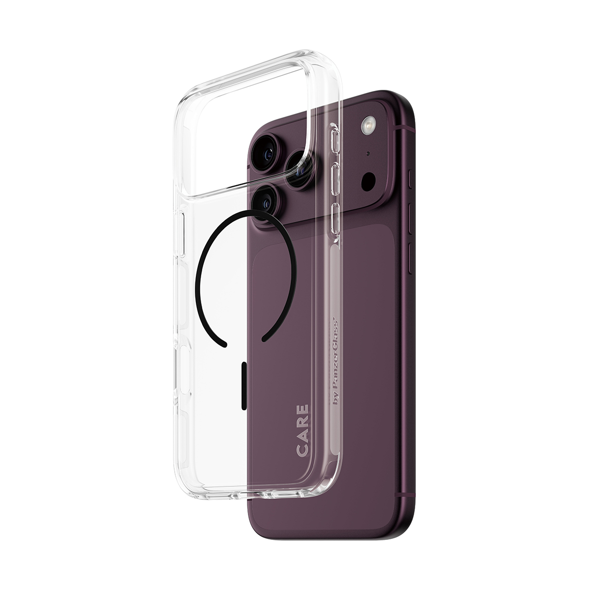 PanzerGlass CARE by � Urban Explorer Case Transparent w. Black MagSafe iPhone 2026 Pro Max | 17 Pro Max coque de protection pour t�l�phones portables Housse