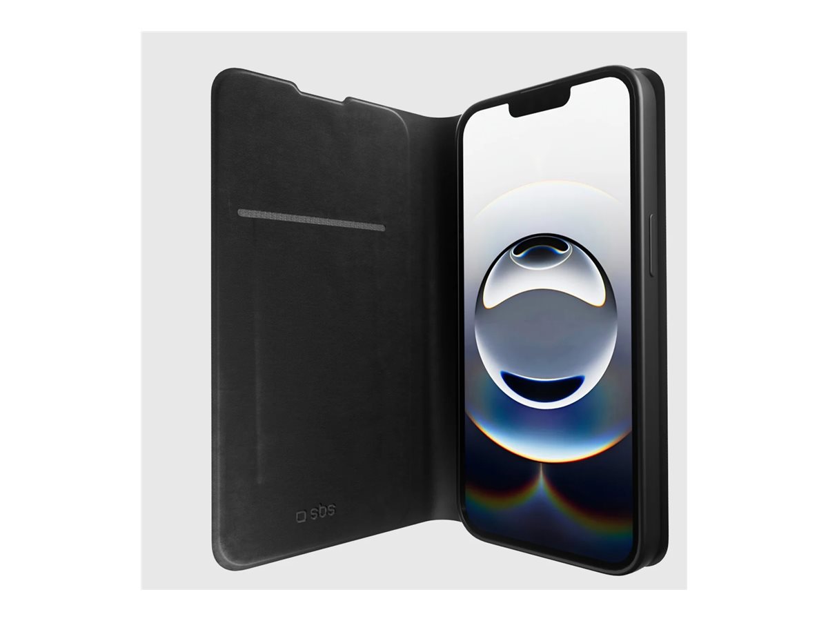 SBS Wallet funda para tel�fono m�vil 15,5 cm (6.1) Funda cartera Negro