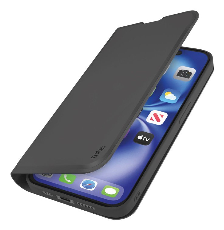 SBS Wallet funda para tel�fono m�vil 15,5 cm (6.1) Funda cartera Negro