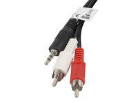 Lanberg Minijack M>2x RCA CINCH Kabel - Kabel - 2 m