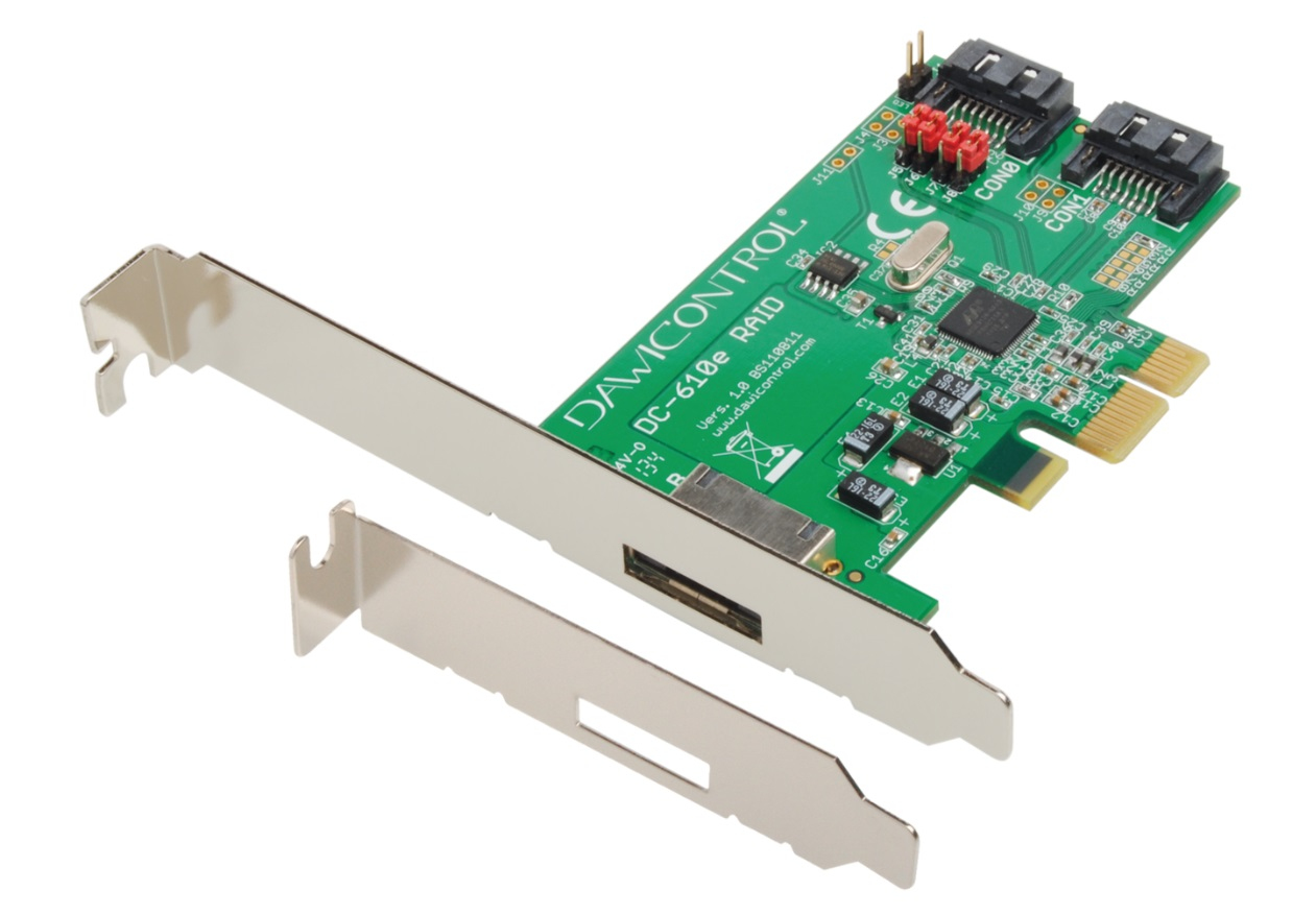 Dawicontrol DC-610E BLISTER RAID controller PCI Express 2.0 6 Gbit/s