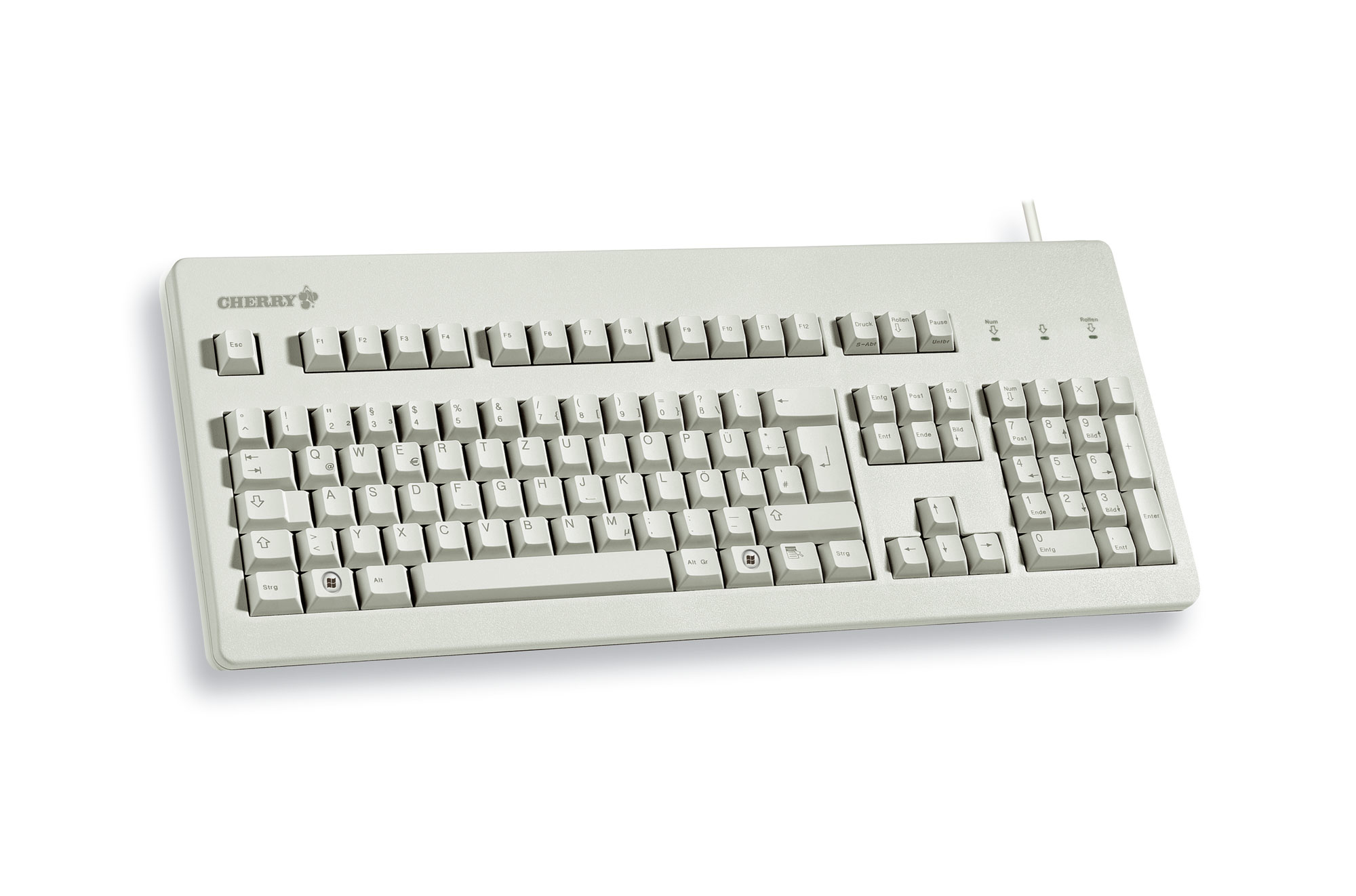 CHERRY G80-3000 teclado Universal USB QWERTY Ingl�s del Reino Unido Gris