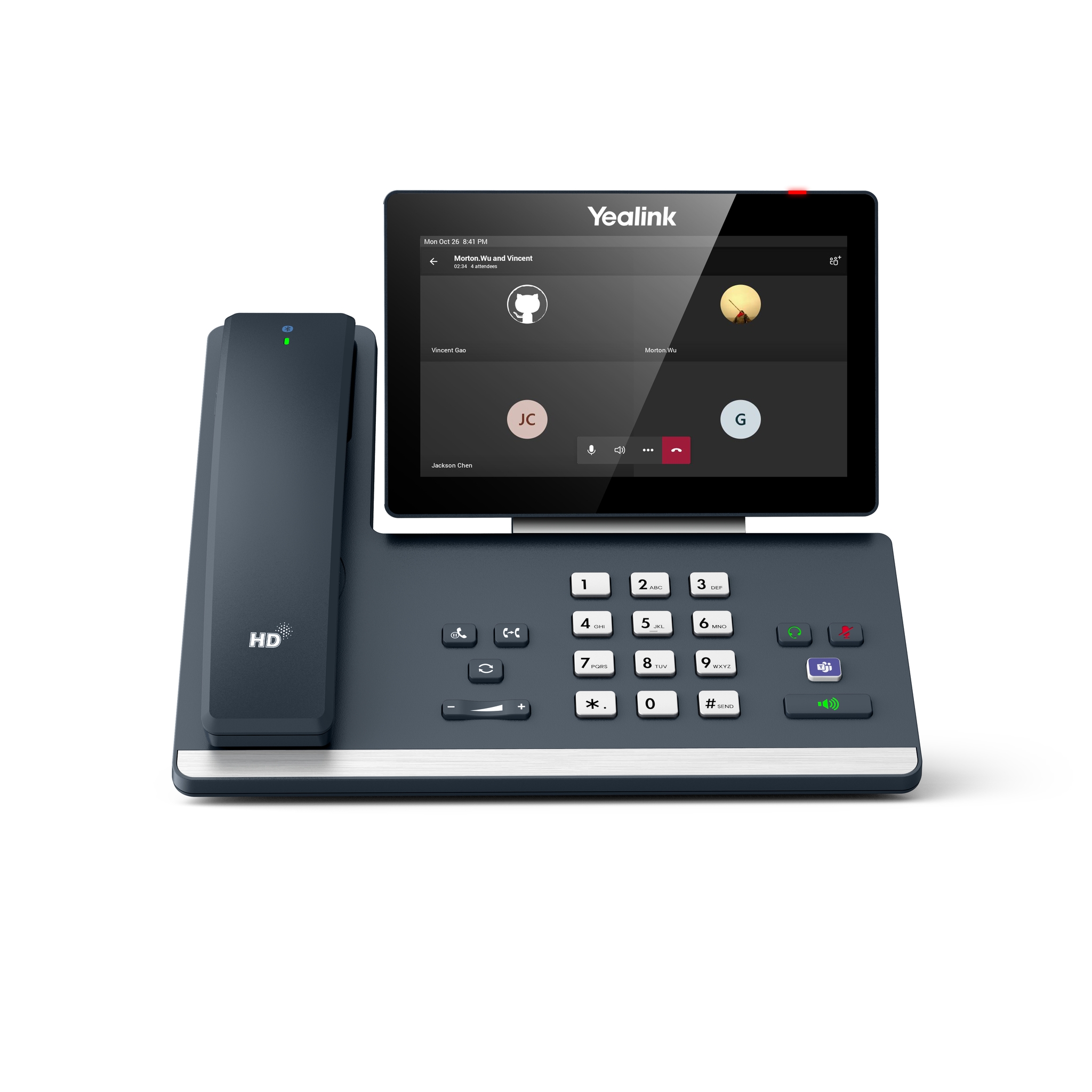 Yealink MP58-WH Microsoft Teams Edition tel�fono IP Gris LCD Wifi