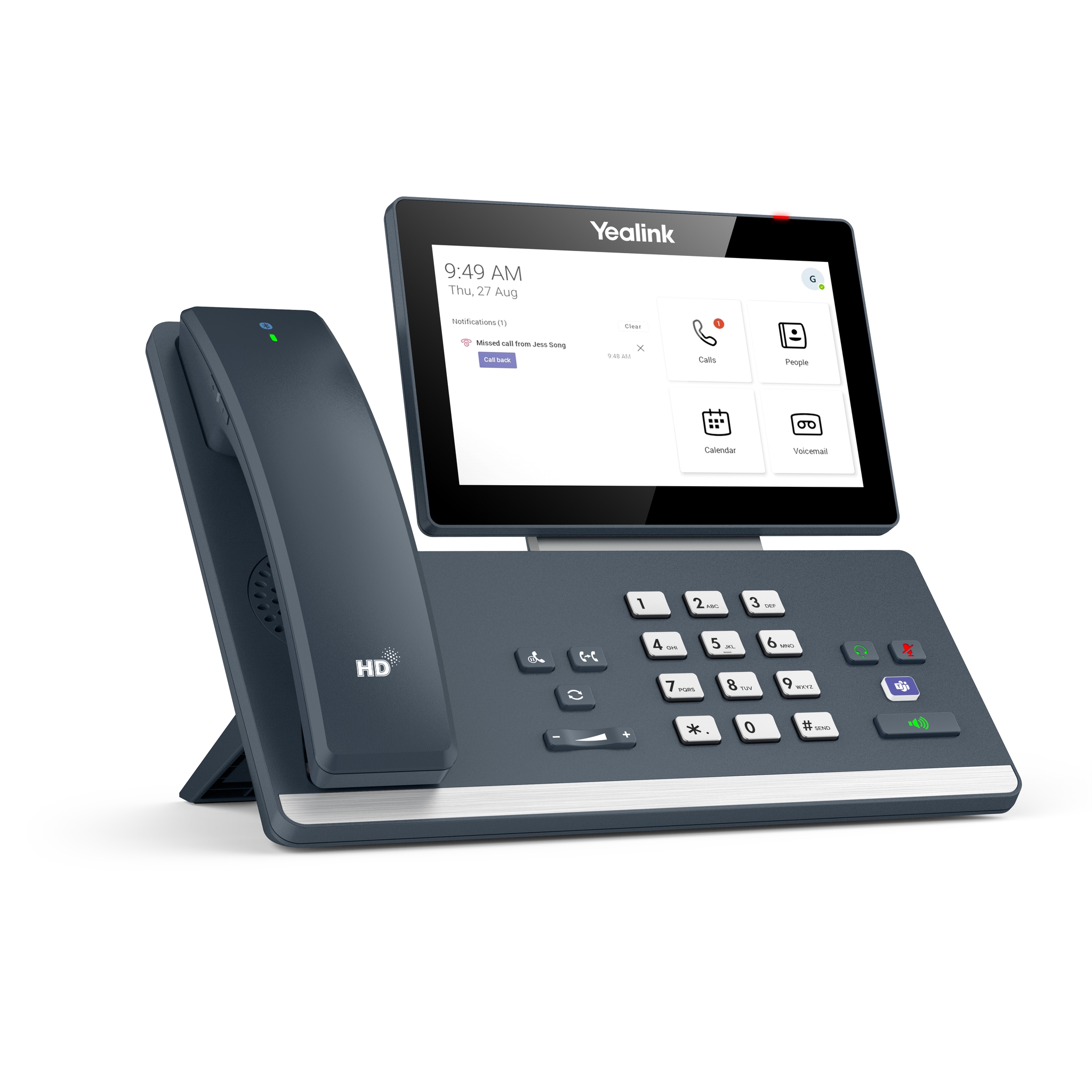 Yealink MP58-WH Microsoft Teams Edition tel�fono IP Gris LCD Wifi