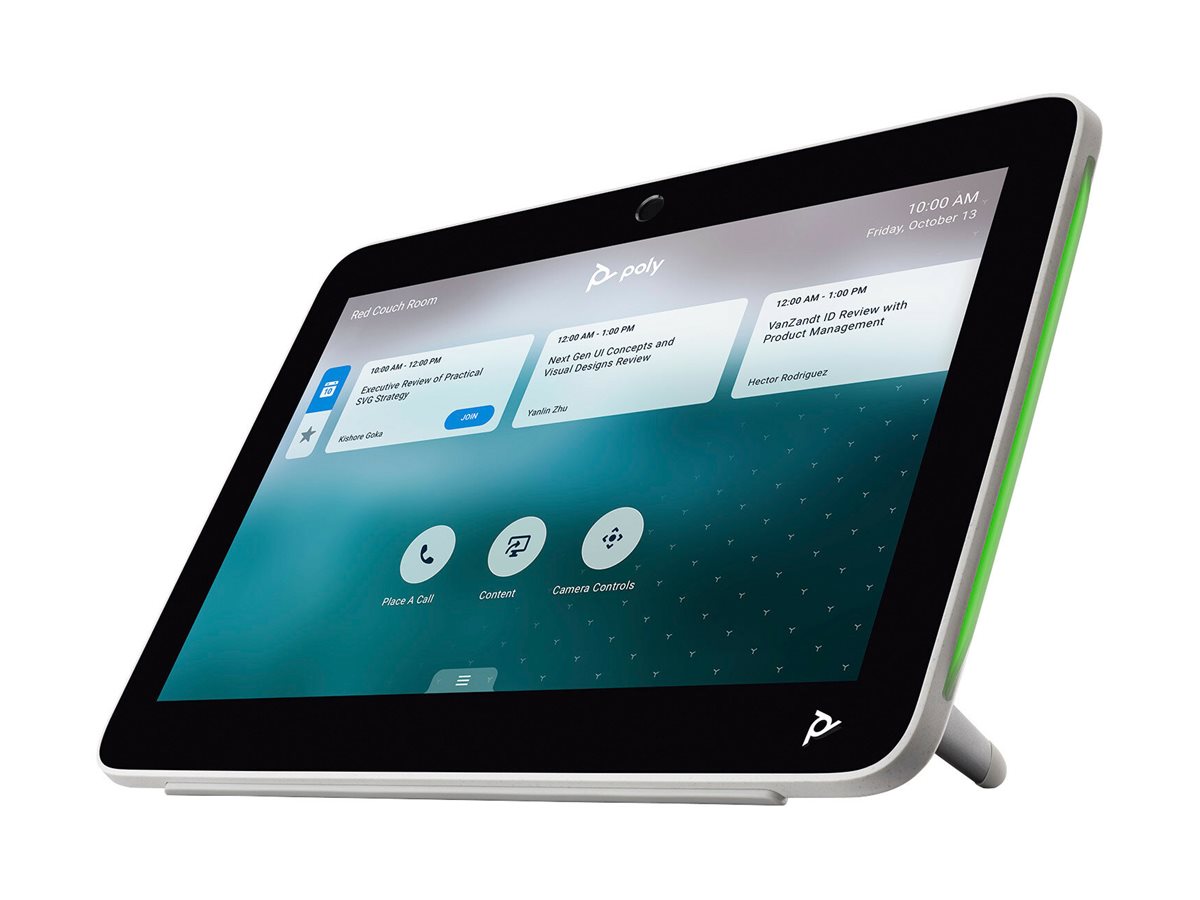 POLY TC10 White Touch Controller No Radio GSA/TAA