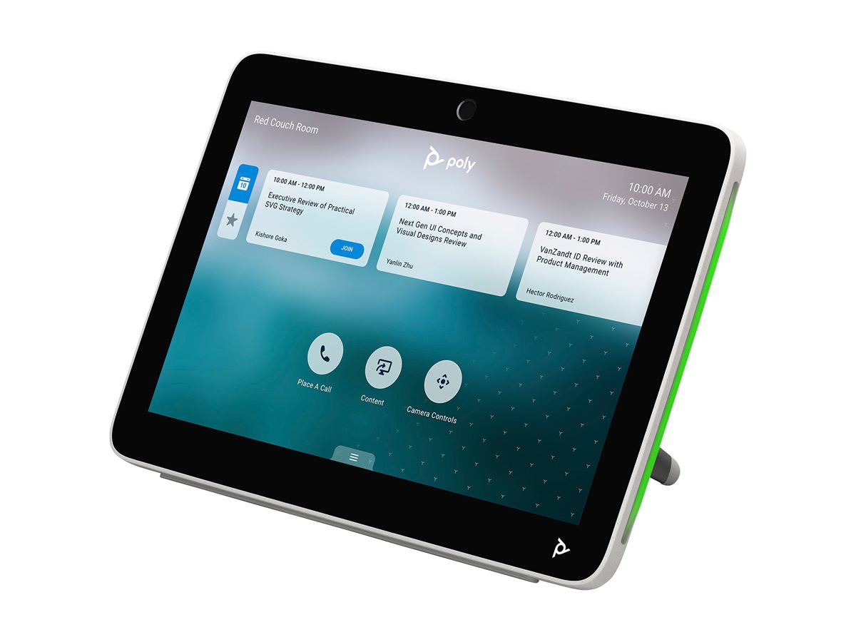 POLY TC10 White Touch Controller No Radio GSA/TAA