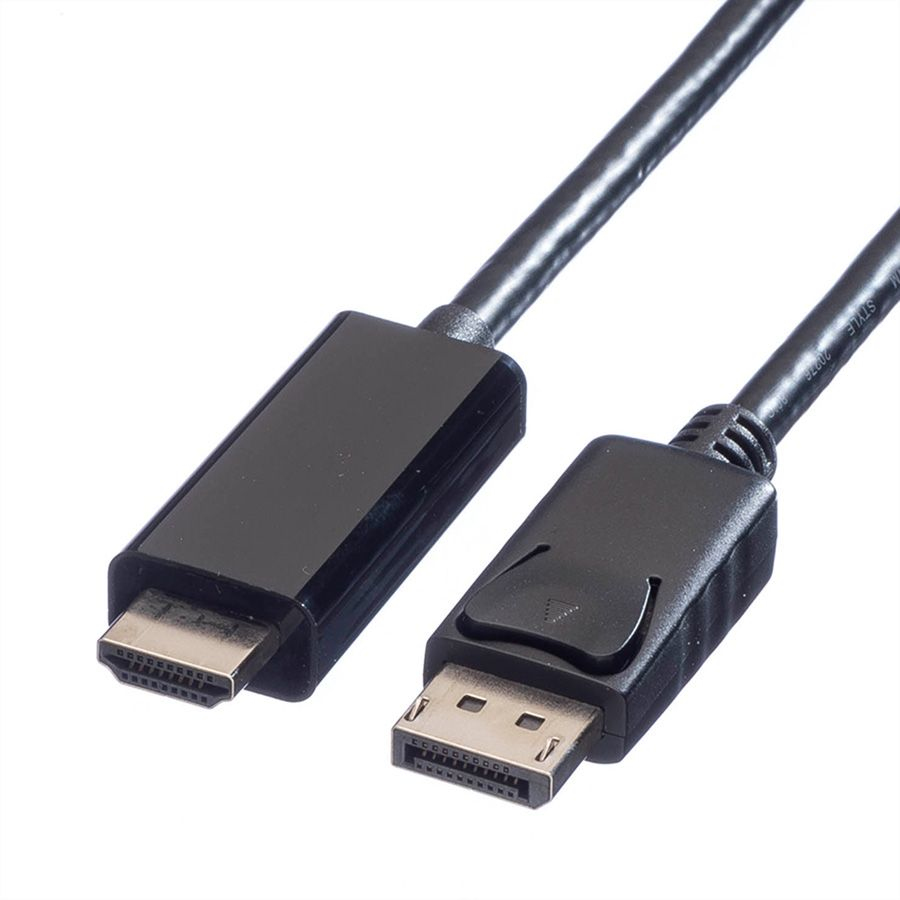 Value 11.99.5789 adaptador de cable de v�deo 7,5 m DisplayPort Negro