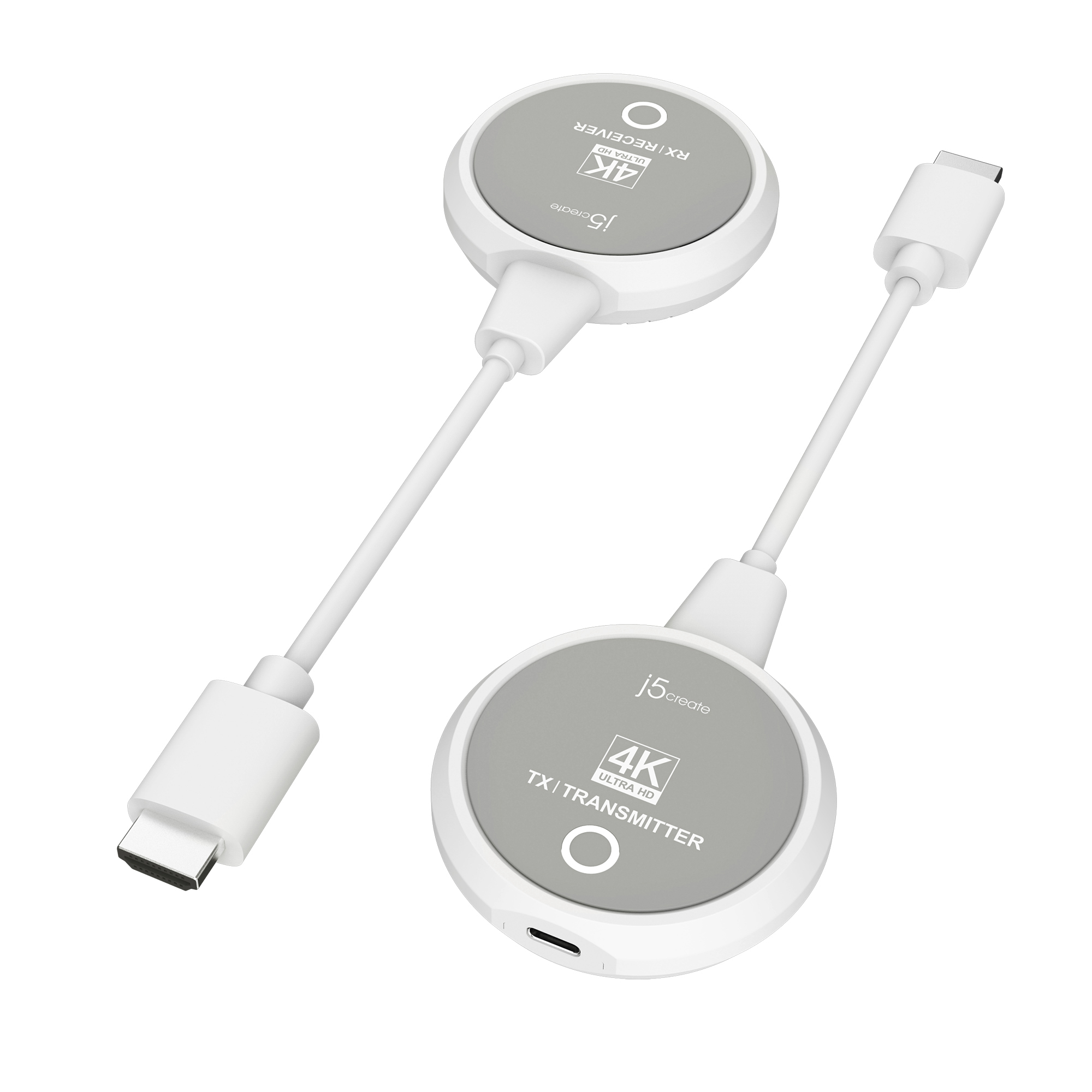j5create JVAW75-N extension audio/video �metteur et r�cepteur AV Gris, Blanc