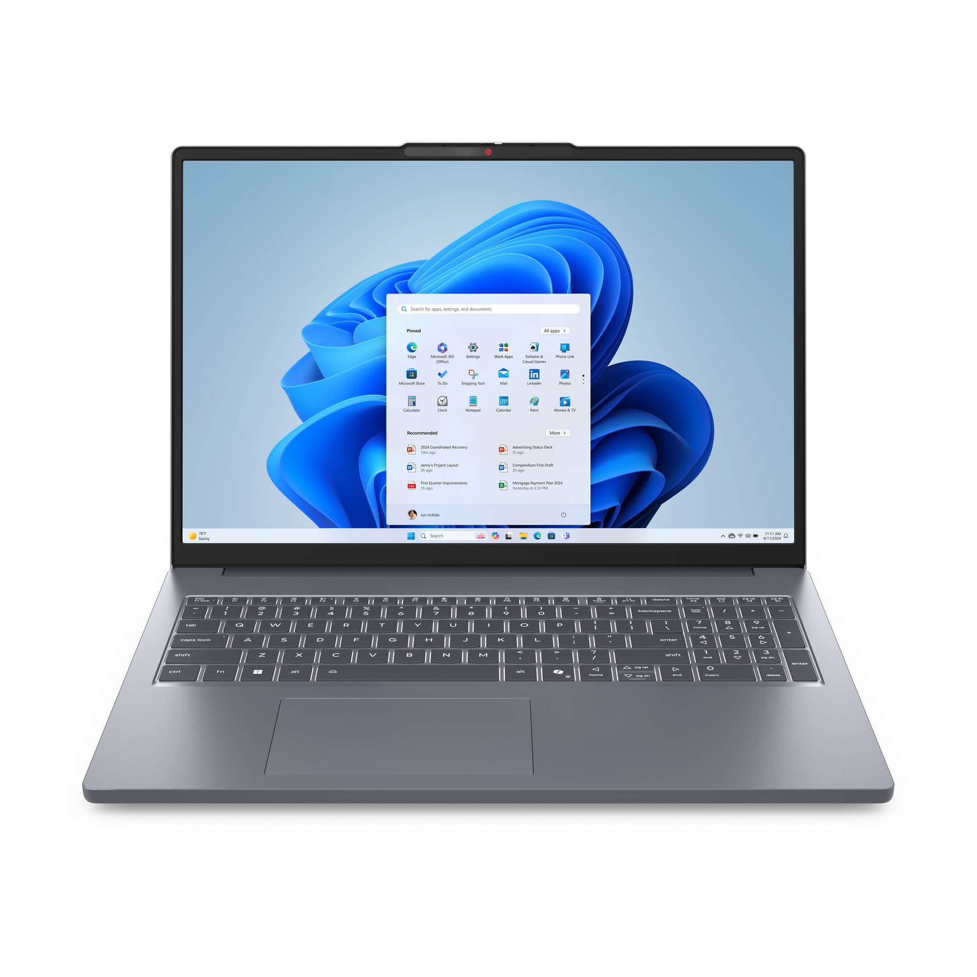 Lenovo IdeaPad Slim 3 16ARP10 83K8 - 180�-Scharnierdesign - AMD Ryzen 3 7335U / 3 GHz - Win 11 Home - Radeon 660M - 8 GB RAM - 512 GB SSD NVMe - 40.6 cm (16)