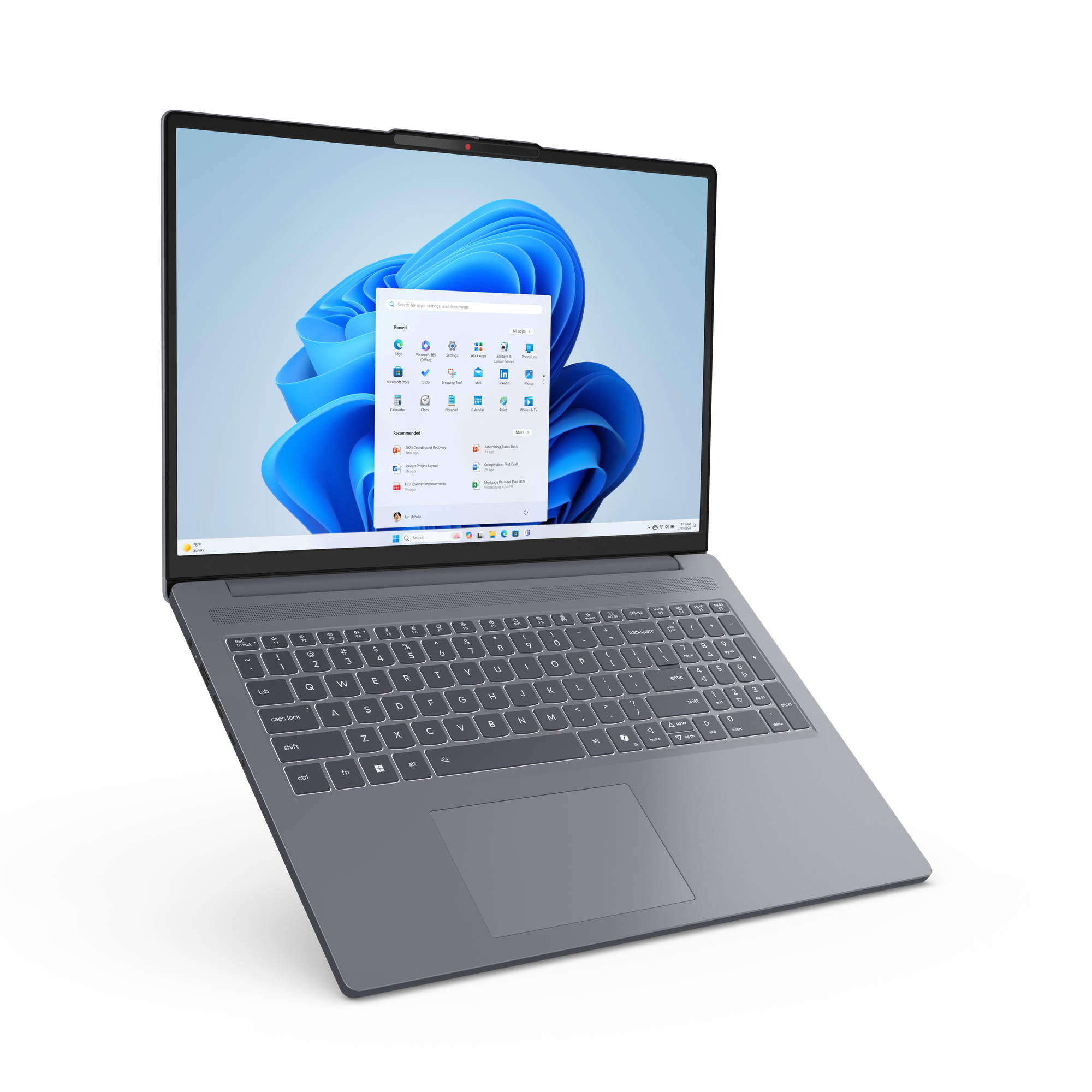 Lenovo IdeaPad Slim 3 16ARP10 83K8 - 180�-Scharnierdesign - AMD Ryzen 3 7335U / 3 GHz - Win 11 Home - Radeon 660M - 8 GB RAM - 512 GB SSD NVMe - 40.6 cm (16)