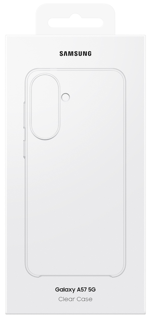 Samsung EF-QA576CTEGWW mobile phone case 17 cm (6.7) Cover Transparent
