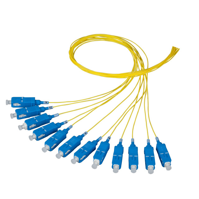 EFB Elektronik O1023.2 cable de fibra optica 2 m 12x SC OS2 Amarillo