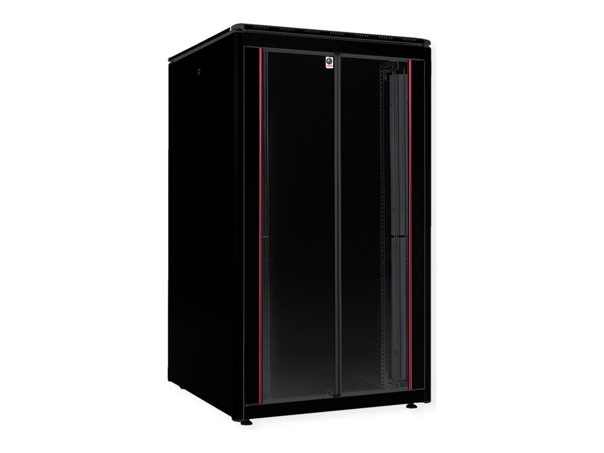 ROLINE Pro - Schrank Netzwerkschrank - mit Glast�r, 800 x 800 mm (B x T)