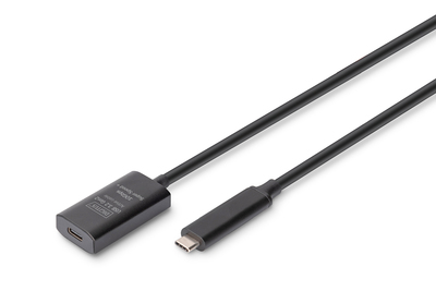 DIGITUS Aktives USB 3.2 Gen2 10G Verlngerungskabel, USB-C - USB-C, 5m