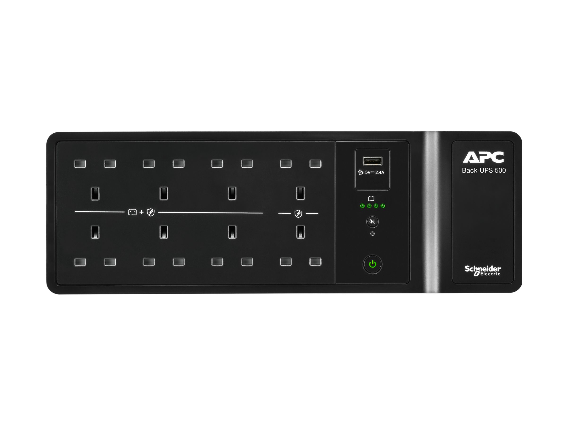 APC BE500G2-UK gruppo di continuit (UPS) Standby (Offline) 0,5 kVA 300 W 8 presa(e) AC