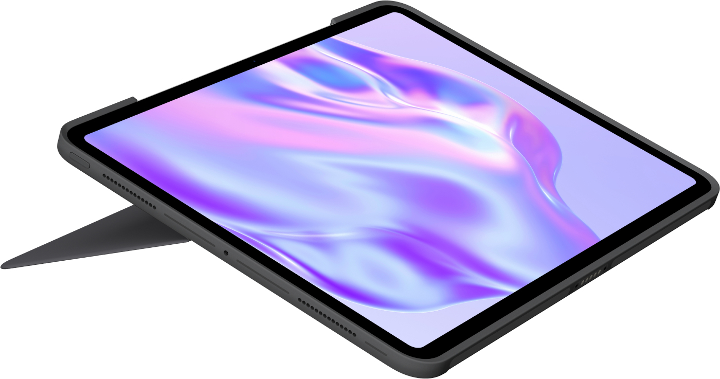 Logitech Combo Touch - Tastatur und Foliohlle - mit Trackpad - hinterleuchtet - Apple Smart connector - QWERTY - GB - Graphite - fr Apple 13-inch iPad Pro (M4)