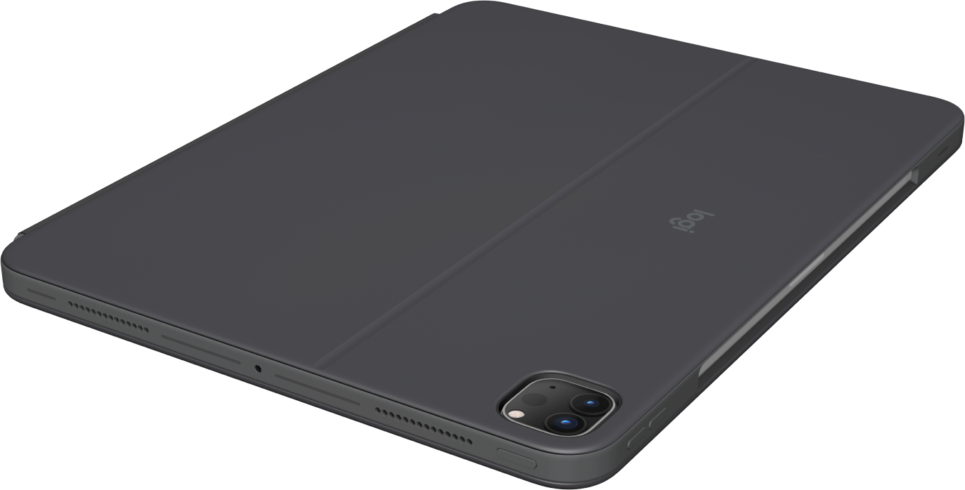 Logitech Combo Touch - Tastatur und Foliohlle - mit Trackpad - hinterleuchtet - Apple Smart connector - QWERTY - GB - Graphite - fr Apple 13-inch iPad Pro (M4)