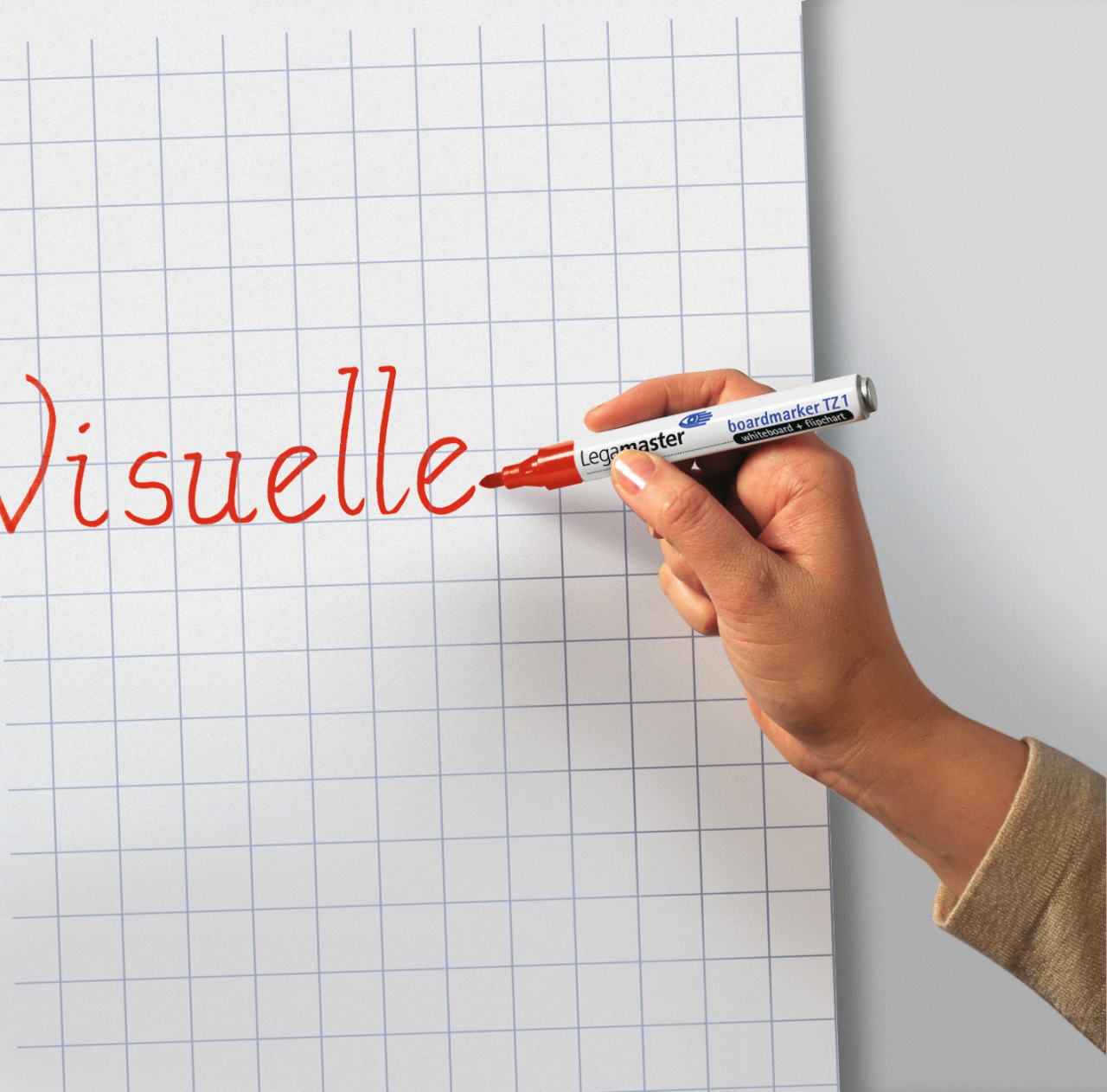 LEGAMASTER TZ1 Boardmarker rot - 10 St�ck(e) - Rot - Wei� - 1,5 mm - 3 mm - Deutschland