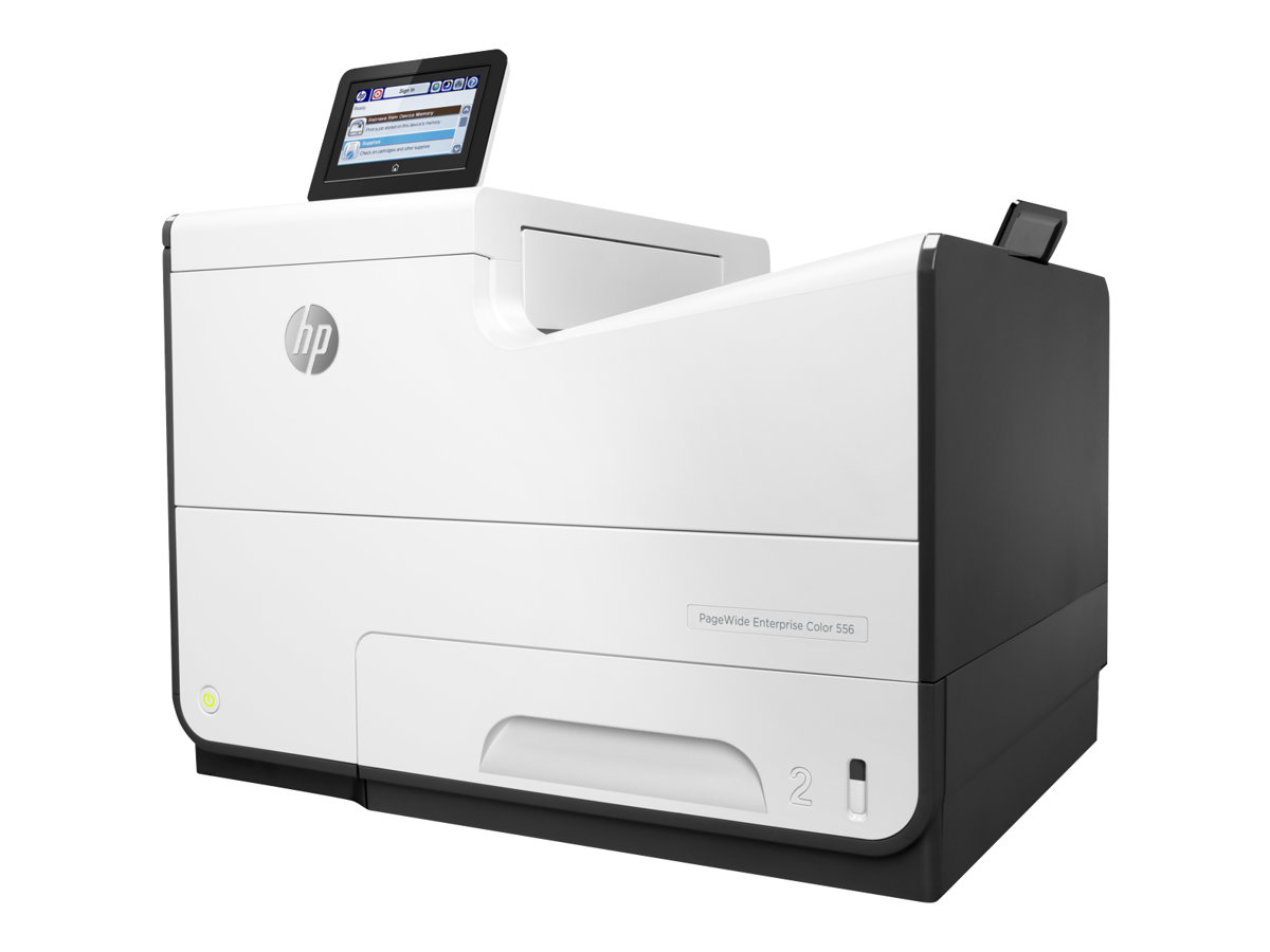 HP PageWide Enterprise Color 556dn - Drucker - Farbe - Duplex - seitenbreite Palette - A4/Legal - 1200 x 1200 dpi - bis zu 75 Seiten/Min. (einfarbig)/
