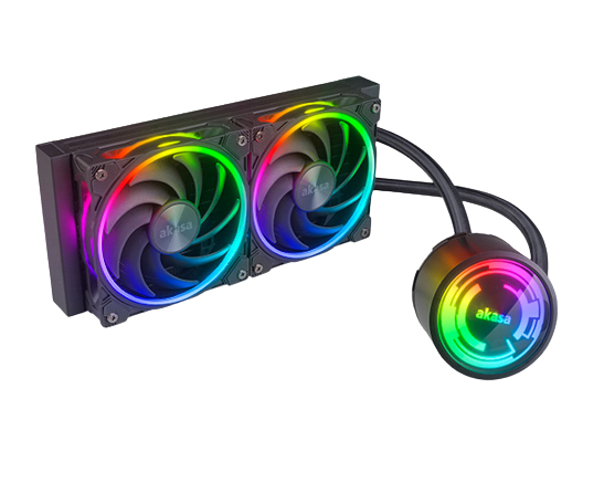 Akasa SOHO 240 Processeur Refroidisseur de liquide tout-en-un 12 cm Noir 1 pice(s)