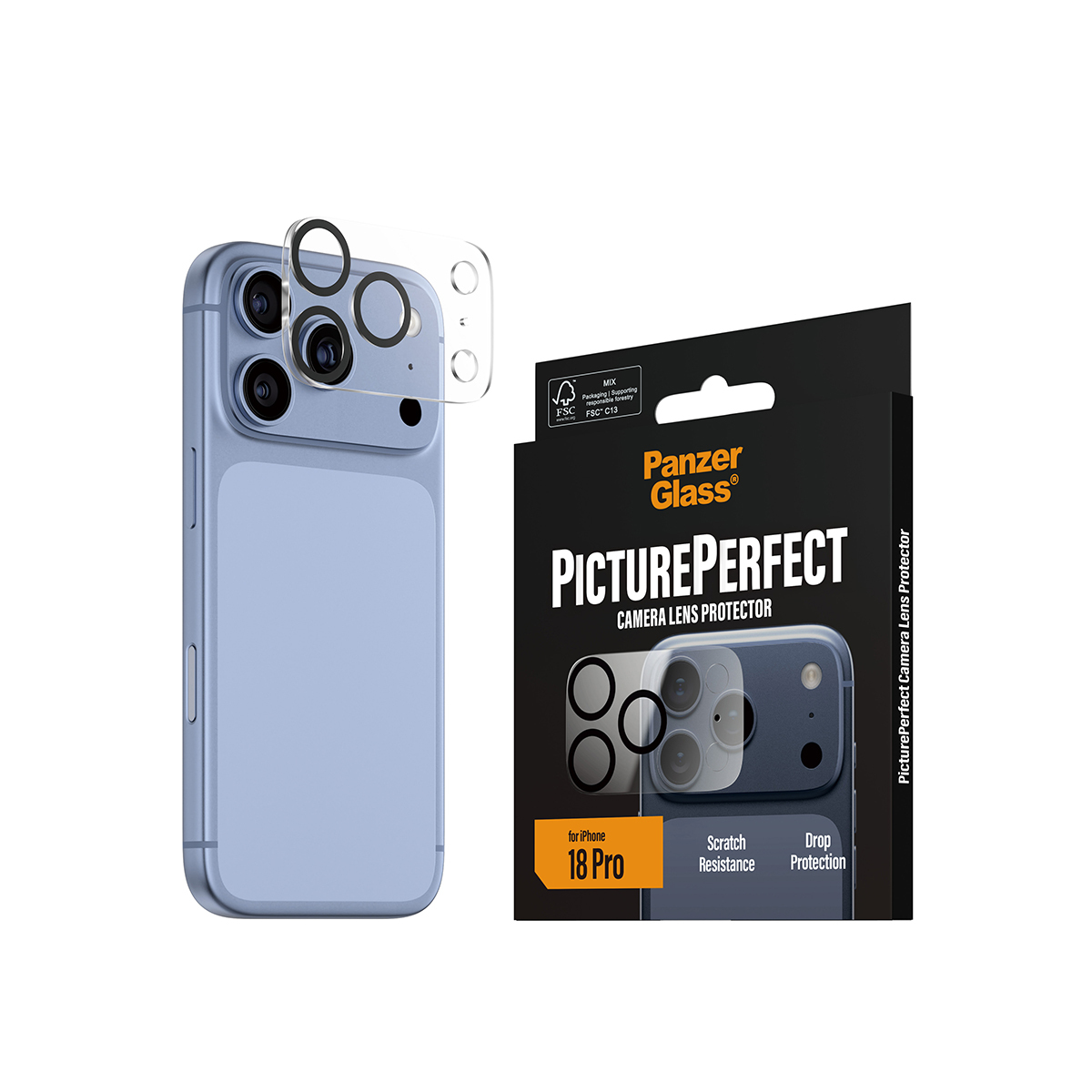PanzerGlass � PicturePerfect Camera Lens Protector iPhone 18 Pro Protector de pantalla 1 pieza(s)