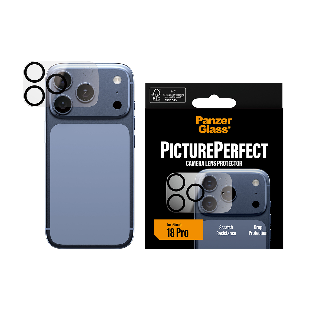 PanzerGlass � PicturePerfect Camera Lens Protector iPhone 18 Pro Protector de pantalla 1 pieza(s)