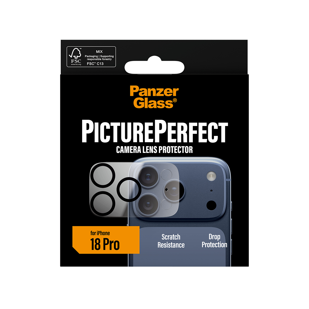 PanzerGlass � PicturePerfect Camera Lens Protector iPhone 18 Pro Protector de pantalla 1 pieza(s)