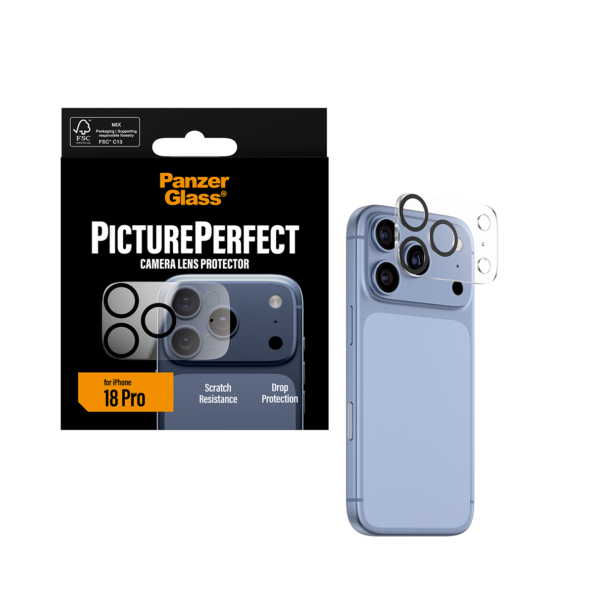 PanzerGlass � PicturePerfect Camera Lens Protector iPhone 18 Pro Protector de pantalla 1 pieza(s)