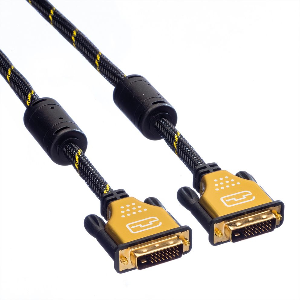 ROLINE GOLD - DVI-Kabel - Dual Link - DVI-D (M)