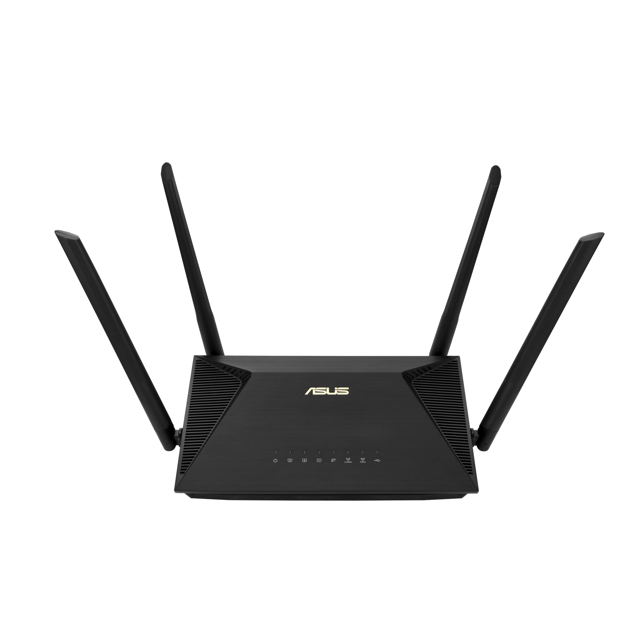 ASUS RT-AX1800U - Wi-Fi 6 (802.11ax) - Dual-Band (2,4 GHz/5 GHz) - Eingebauter Ethernet-Anschluss - Schwarz - Tabletop-Router