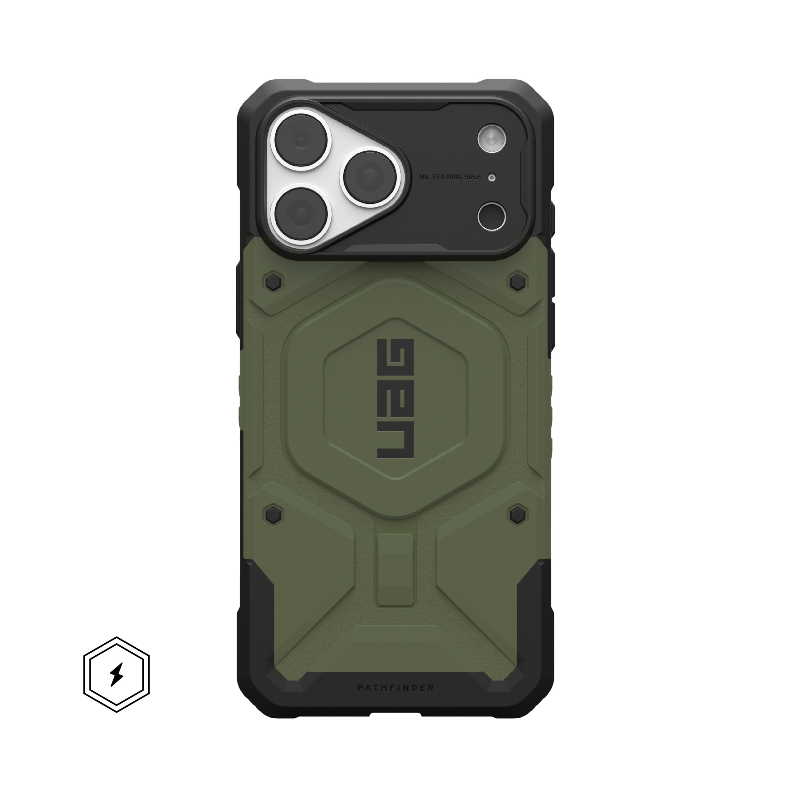 Urban Armor Gear Pathfinder custodia per cellulare 17,5 cm (6.9) Cover Nero, Verde
