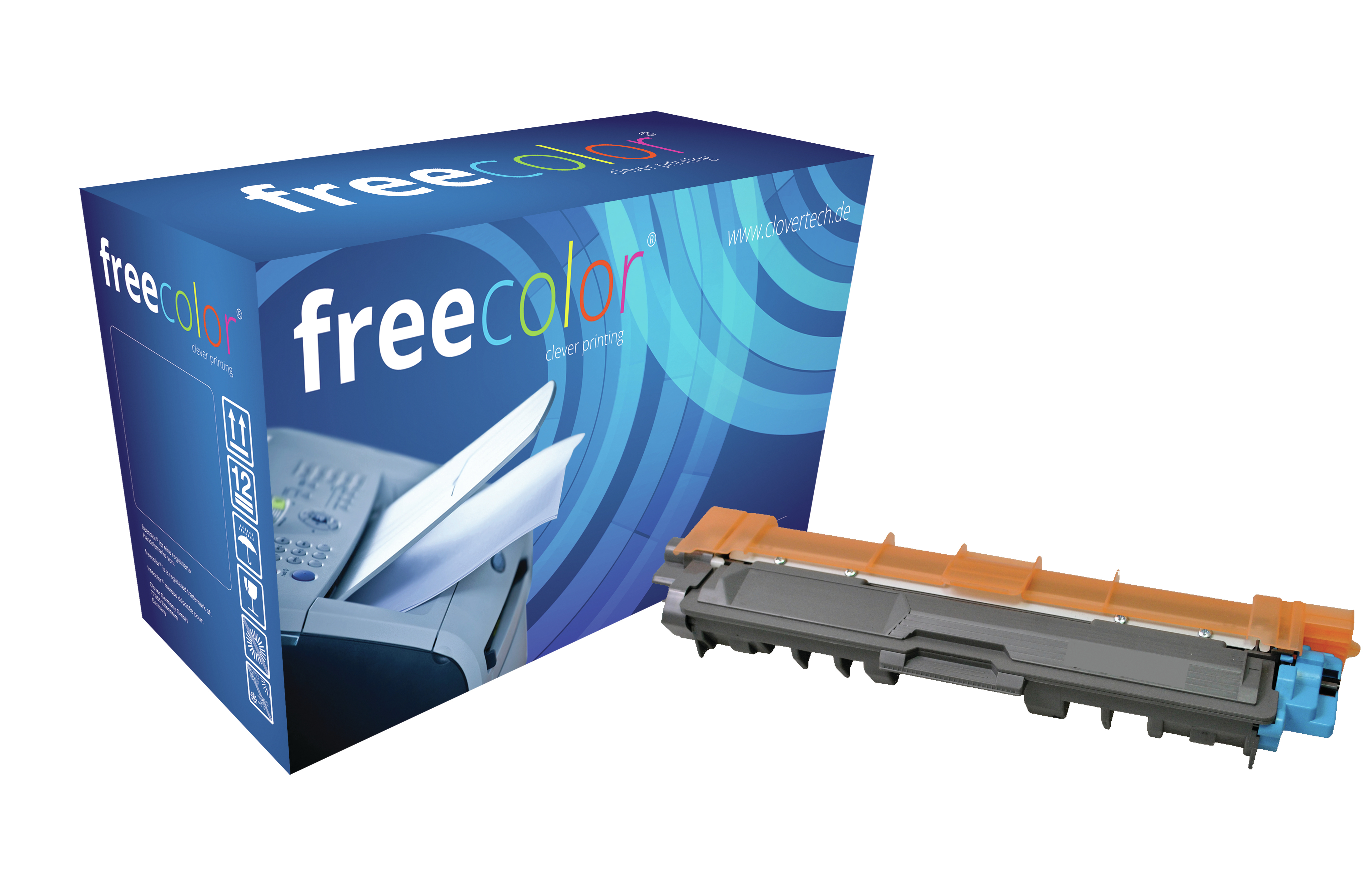 freecolor Cyan - kompatibel - Tonerpatrone (Alternative zu: Brother TN245C)