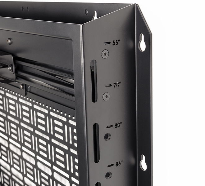 B-TECH BT7885 - 70 kg - 124,5 cm (49 Zoll) - 2,18 m (86 Zoll) - 100 x 100 mm - 600 x 400 mm