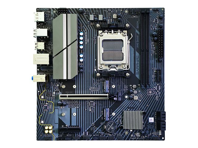Sapphire B650M-E - Motherboard - micro ATX - Socket AM5 - AMD B650 Chipsatz - USB 3.2 Gen 1, USB-C 3.2 Gen 1 - 2.5 Gigabit LAN - Onboard-Grafik (CPU erforderlich)