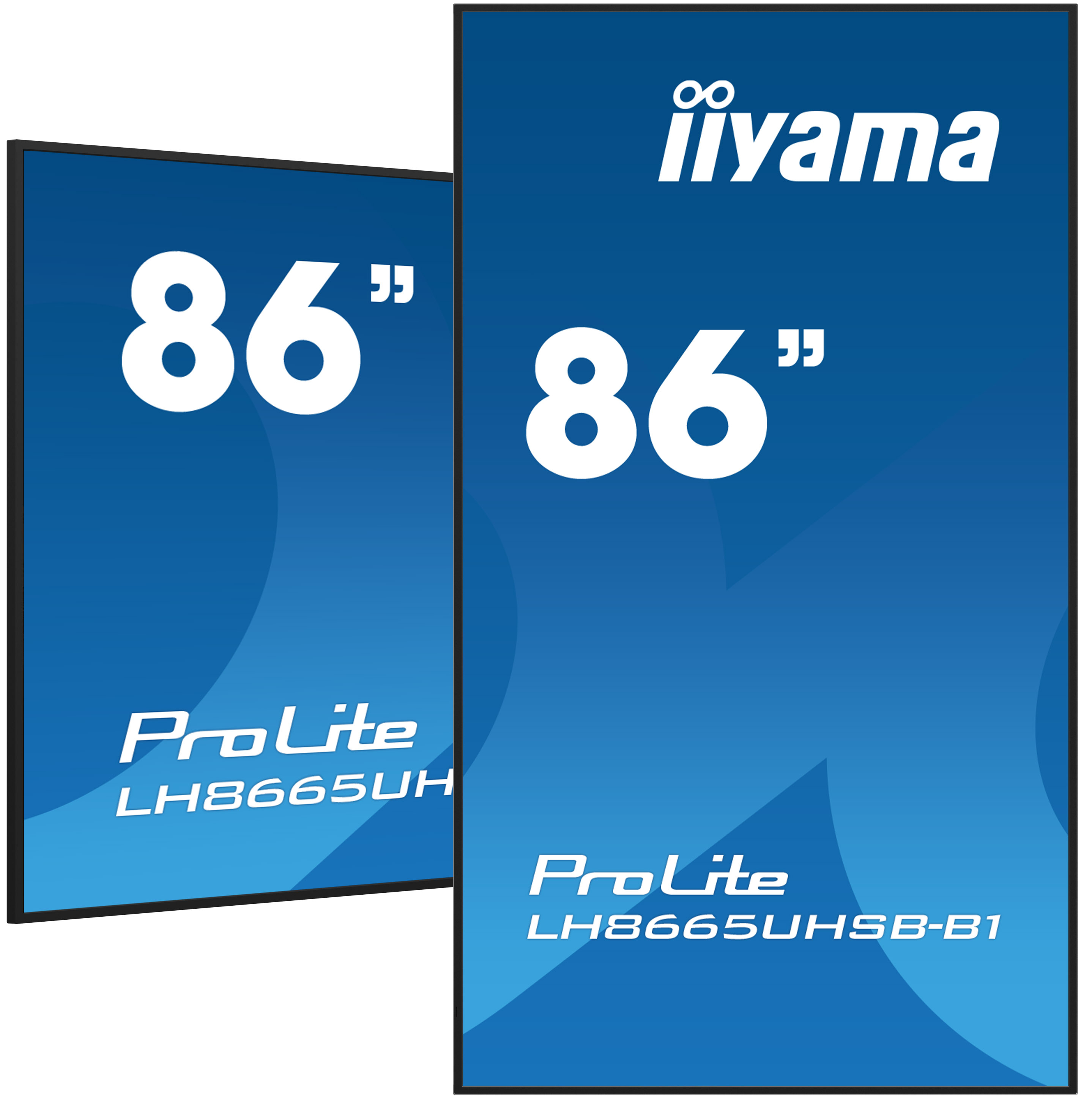 iiyama LH8665UHSB-B1 Signage Display Kiosk design 2.18 m (86) LED Wi-Fi 800 cd/m� 4K Ultra HD Black Built-in processor Android 11 24/7