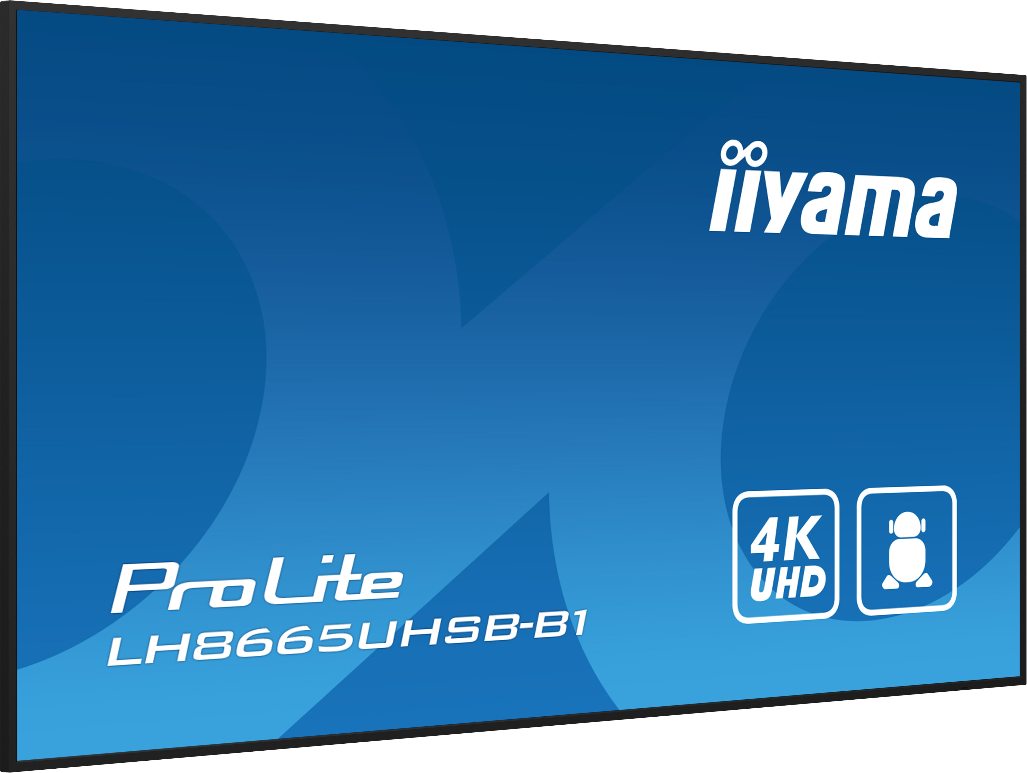 iiyama LH8665UHSB-B1 Signage Display Kiosk design 2.18 m (86) LED Wi-Fi 800 cd/m� 4K Ultra HD Black Built-in processor Android 11 24/7
