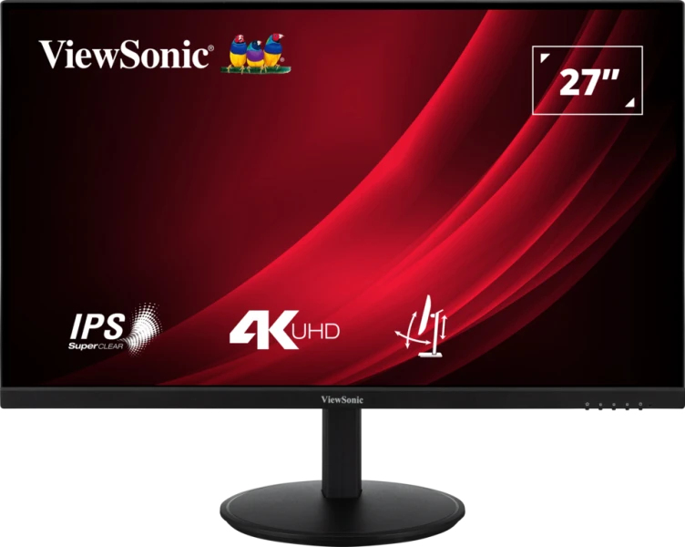 Viewsonic VG Series VG2708-4K pantalla para PC 68,6 cm (27) 3840 x 2160 Pixeles 4K Ultra HD LED Negro